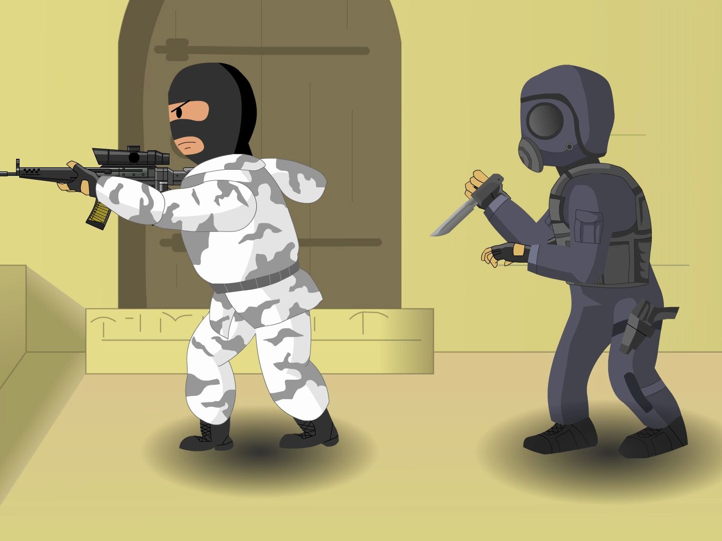 cs搞笑动画!高清完整版!