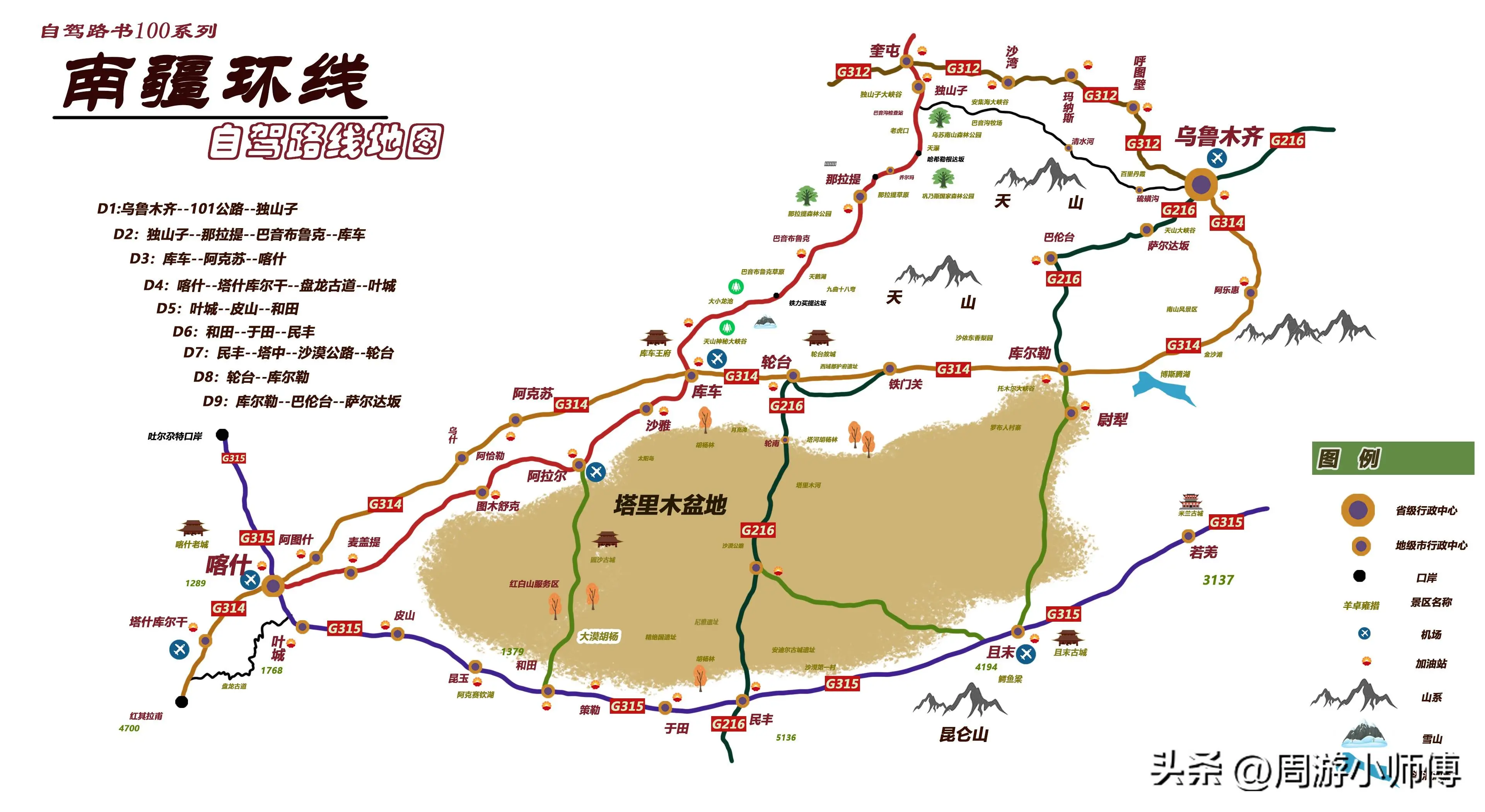 新疆自驾游的12条隐藏路线