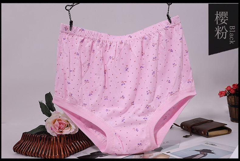 老年人女士内裤婆婆纯棉老妈妈大码老人裤衩老太太奶奶中老年短裤纯色