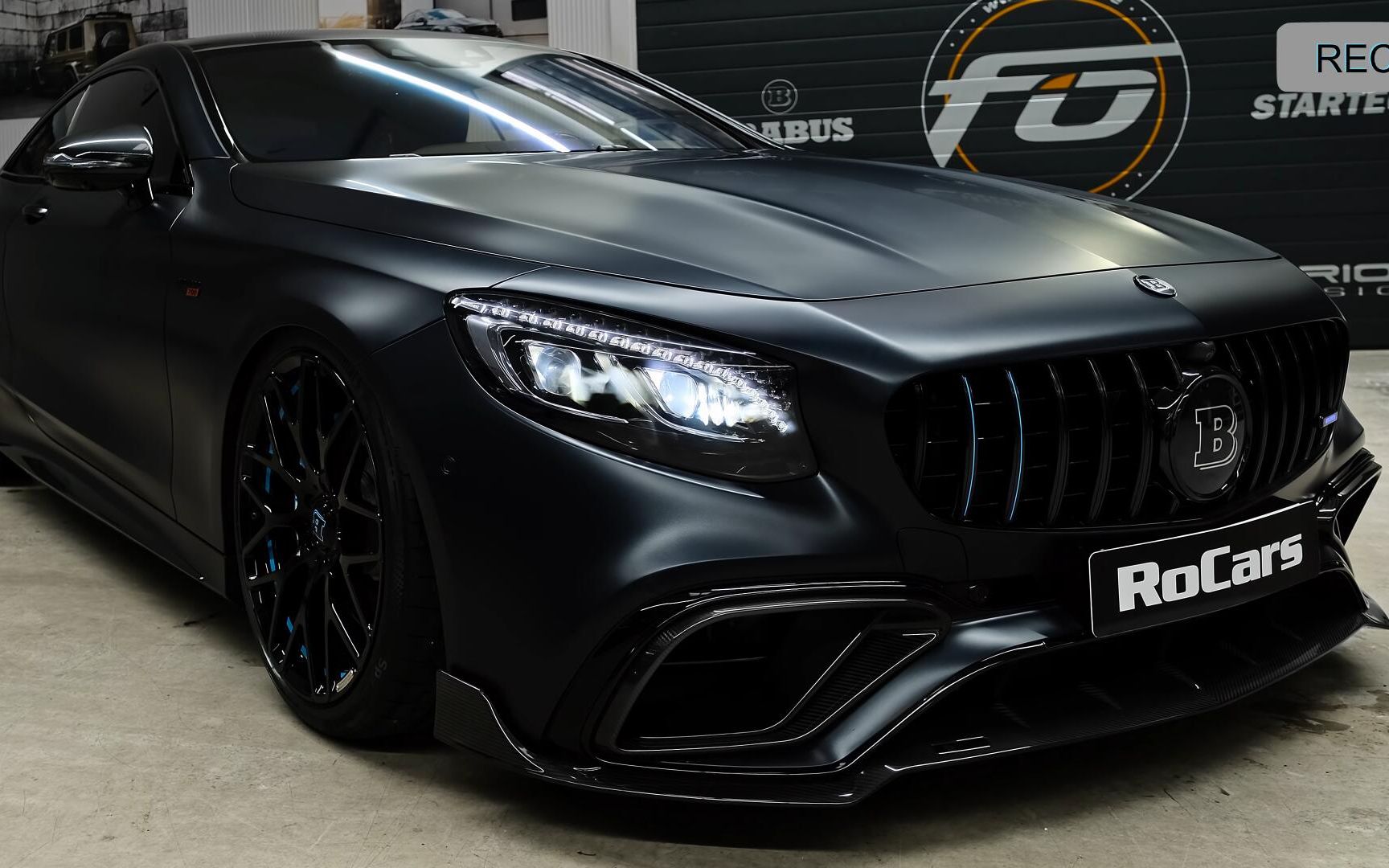 巴博斯700 梅赛德斯奔驰s63coupe 改装磨砂黑武士_哔哩哔哩_bilibili