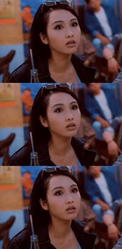 她在电影《古惑仔》系列中饰演的小结巴深入人心