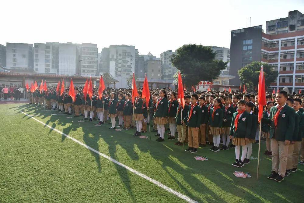 福清市实验小学教育集团举行"学三牛精神 做五福少年" 2021年春季