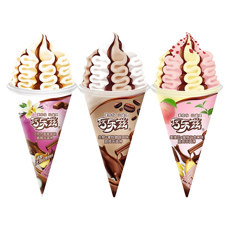 伊利巧乐兹大脆筒甜3口味24支