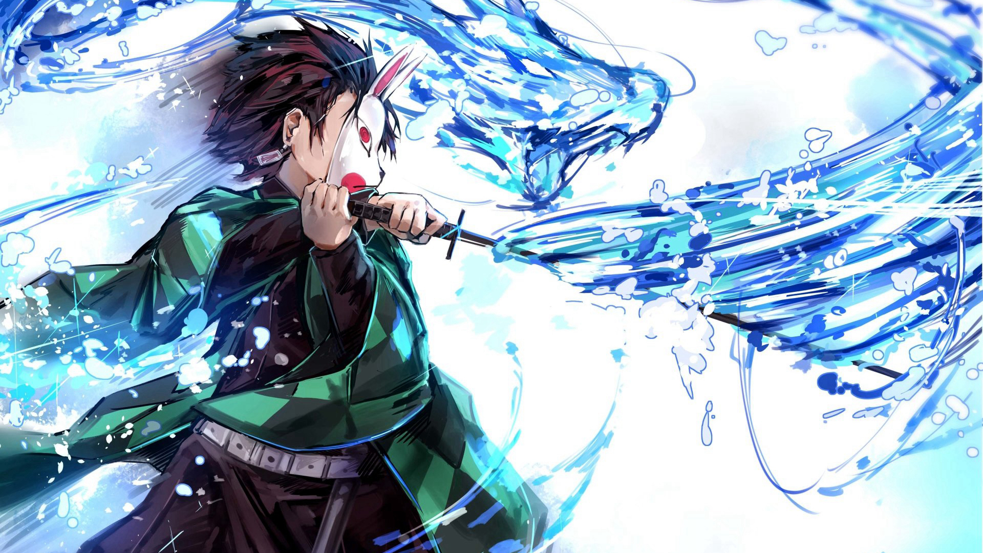 动漫《鬼灭之刃》人物桌面壁纸高清大图预览1920x1080_卡通动漫下载_