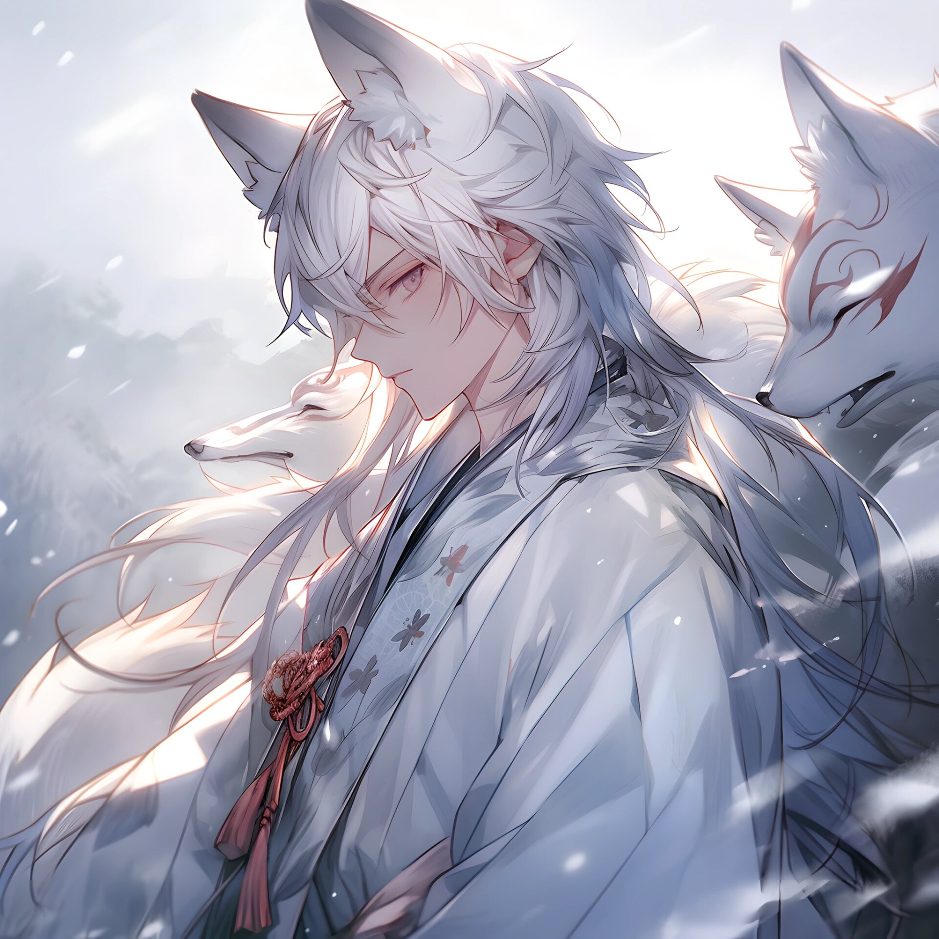 狐仙‖头像 常常听的"白狐"