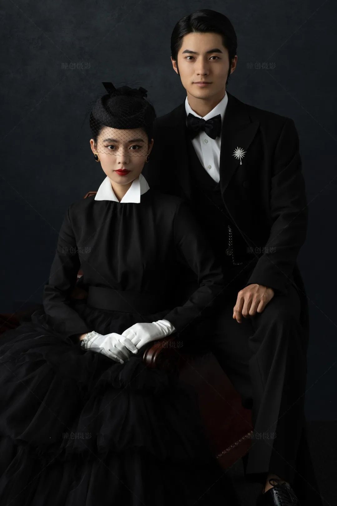 赫本风婚纱照岁月造就经典经典缔造永恒视觉