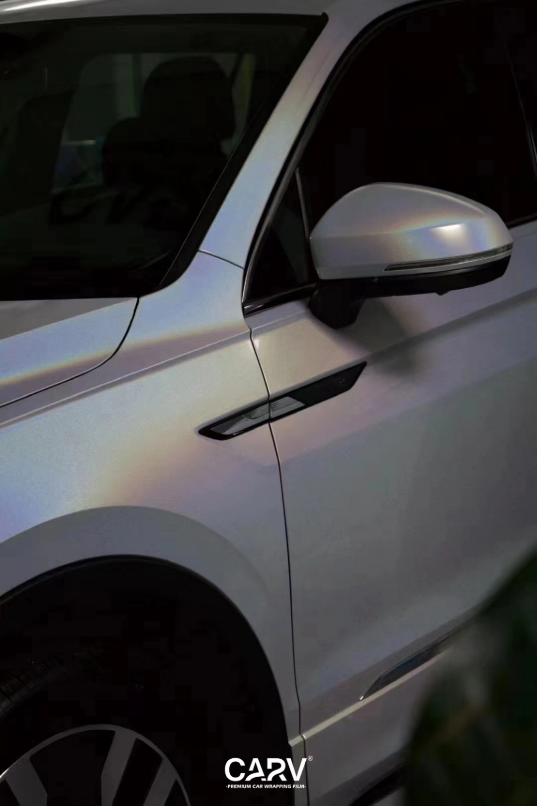 大众途观卡孚改色膜镭射白_搜狐汽车_搜狐网