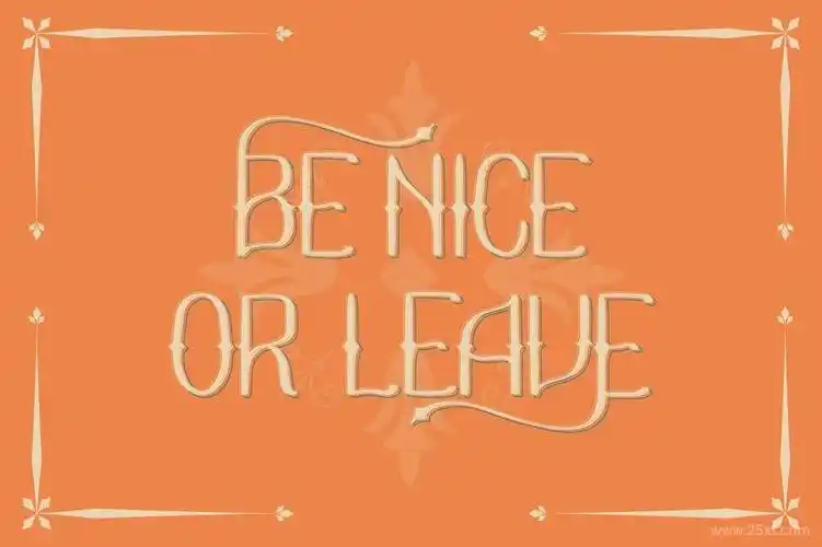 经典复古的英国贵族字体midnight