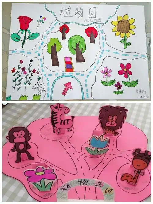 兆麟小学一年级线上美术课《我的地图》