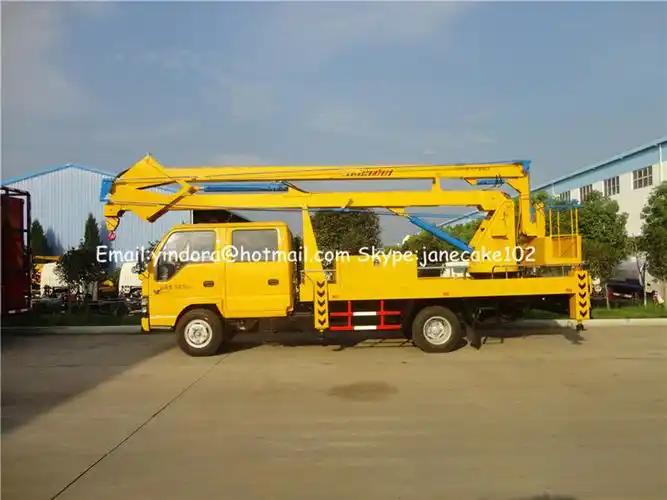 isuzu insulated bucket truck for sale