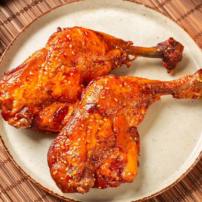 优卓丽麻辣辣手撕大鸡腿正宗四川特产香辣熟食鸡肉零食