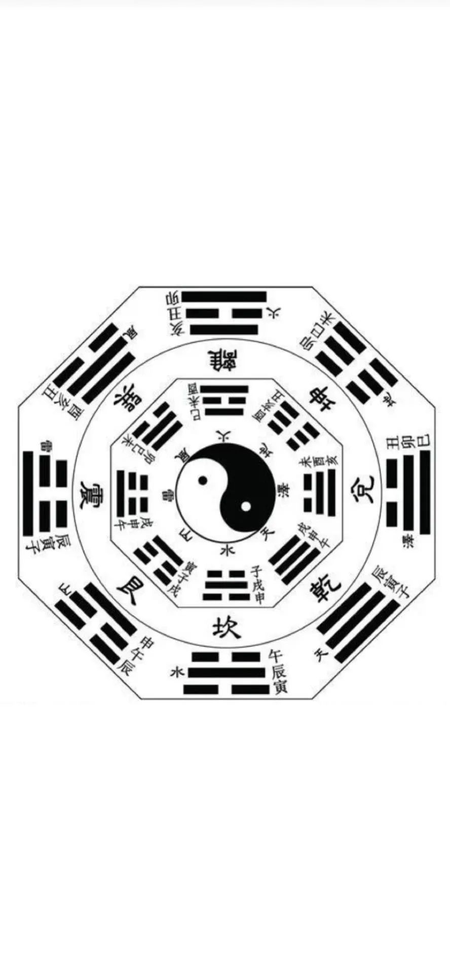 苹果原壁纸高清_周易壁纸 | 八卦图阵高清壁纸