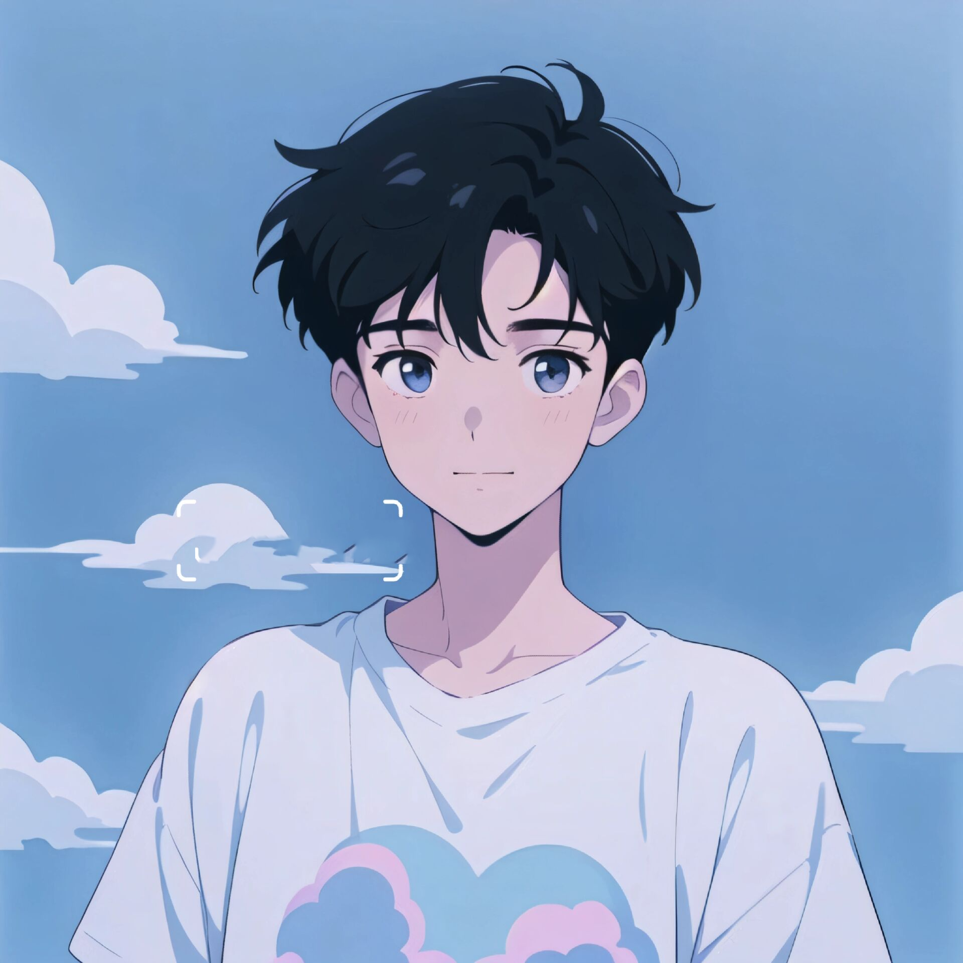 旧漫男生头像|白色阳光男孩 白色系干净,简约男生头像.