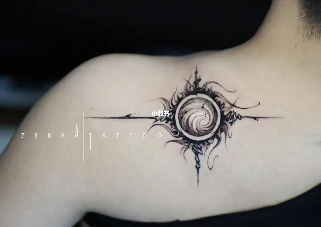 太阳纹身图案设计