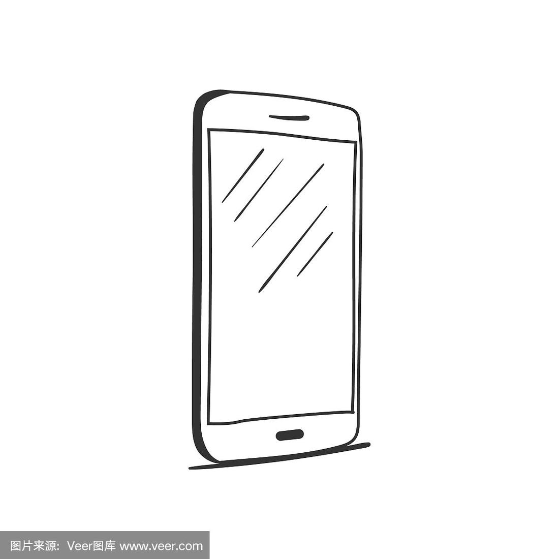 手绘手机草图