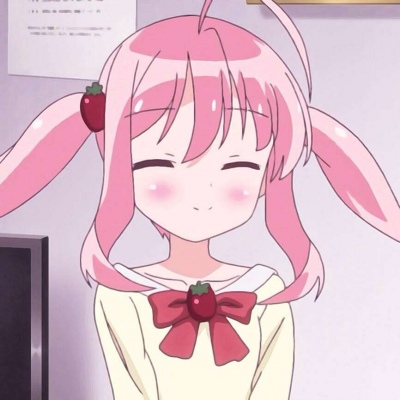 可爱的少女心草莓粉色系头像卡通版