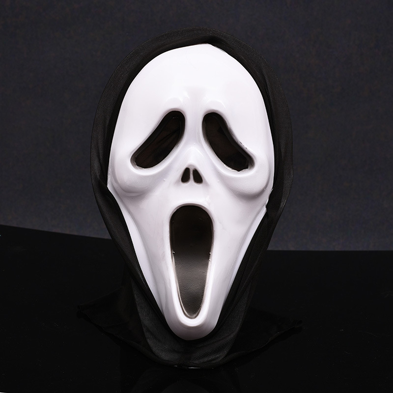 万圣节恐怖鬼脸面具cos化妆舞会道具整人惊声尖叫魔鬼骷髅面具