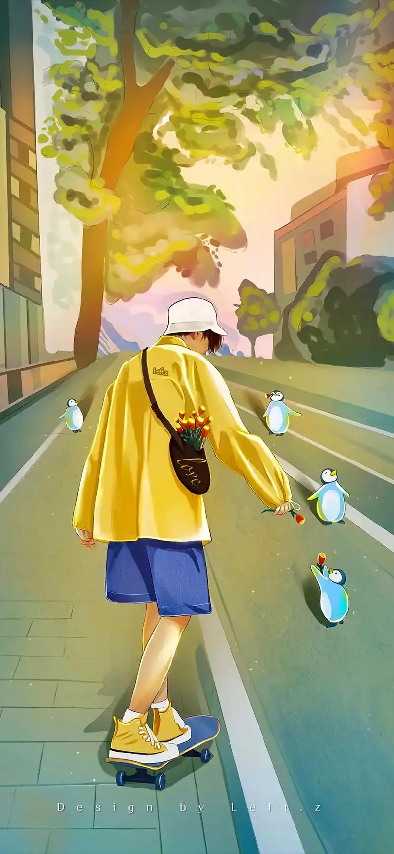 不可拒绝的动漫背影