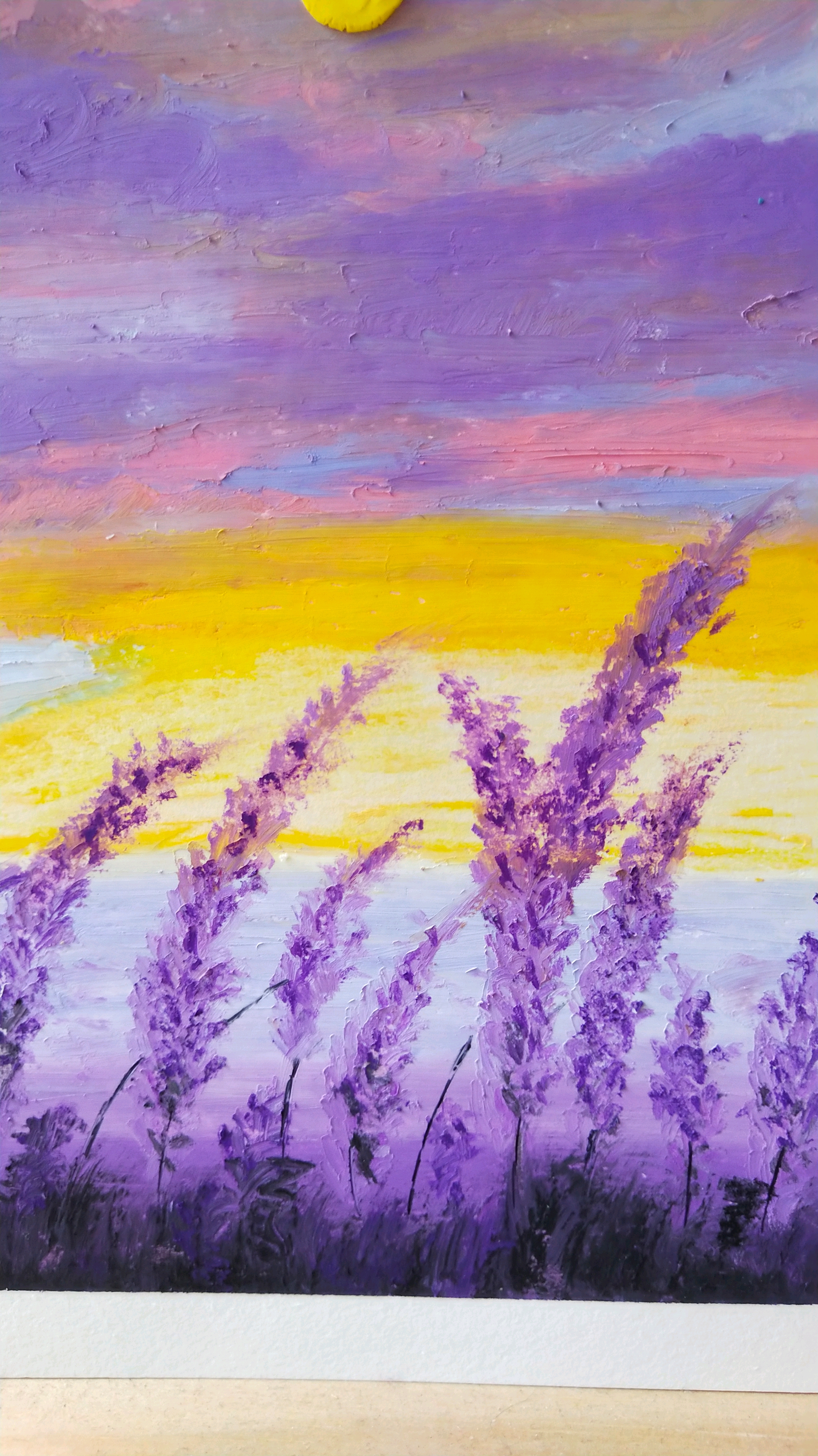 油画棒‖是紫色的芦苇丛呀