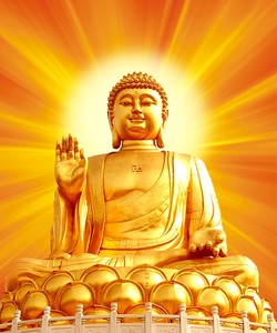 结缘金身如来佛祖佛像画挂画释迦牟尼佛像画像帮到你相纸双面塑封