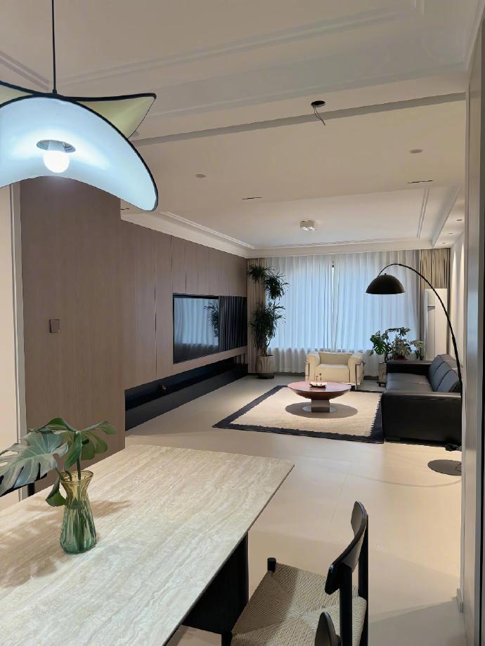 简洁舒适明快的现代客厅.#家居装修##室内设计