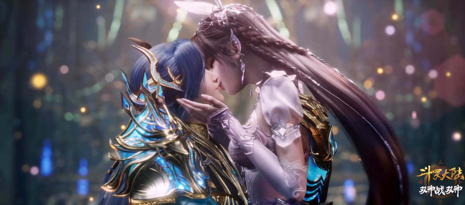 斗罗:唐三小舞接吻十大名场面,狗粮太甜有些承受不住