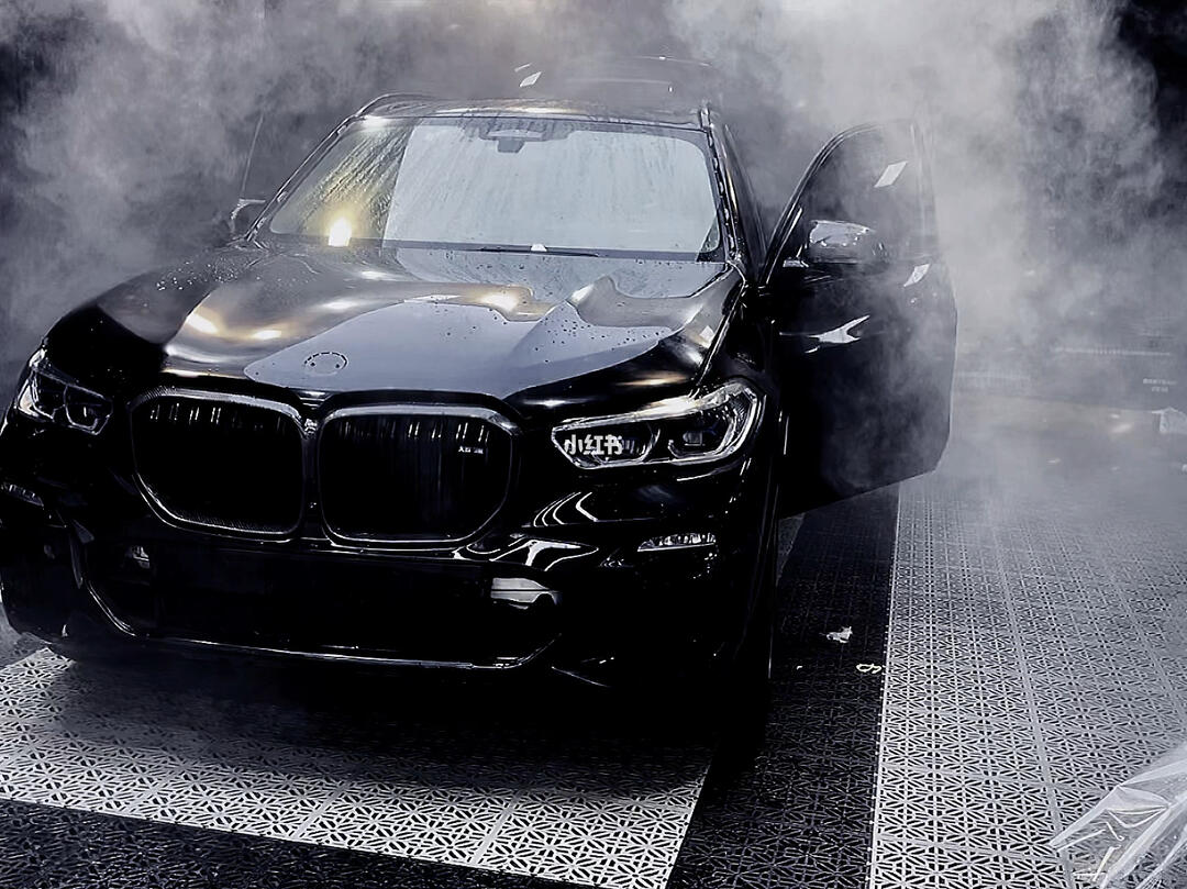 宝马x5黑武士打造起来