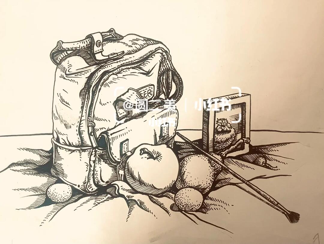 装饰画  #创意美术  #写生  #线描  #简笔画  #少儿美术课件