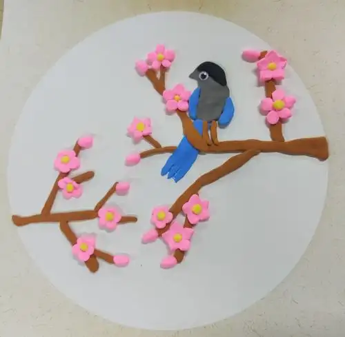 超轻粘土社团第十二课——二十四节气之创意粘土画