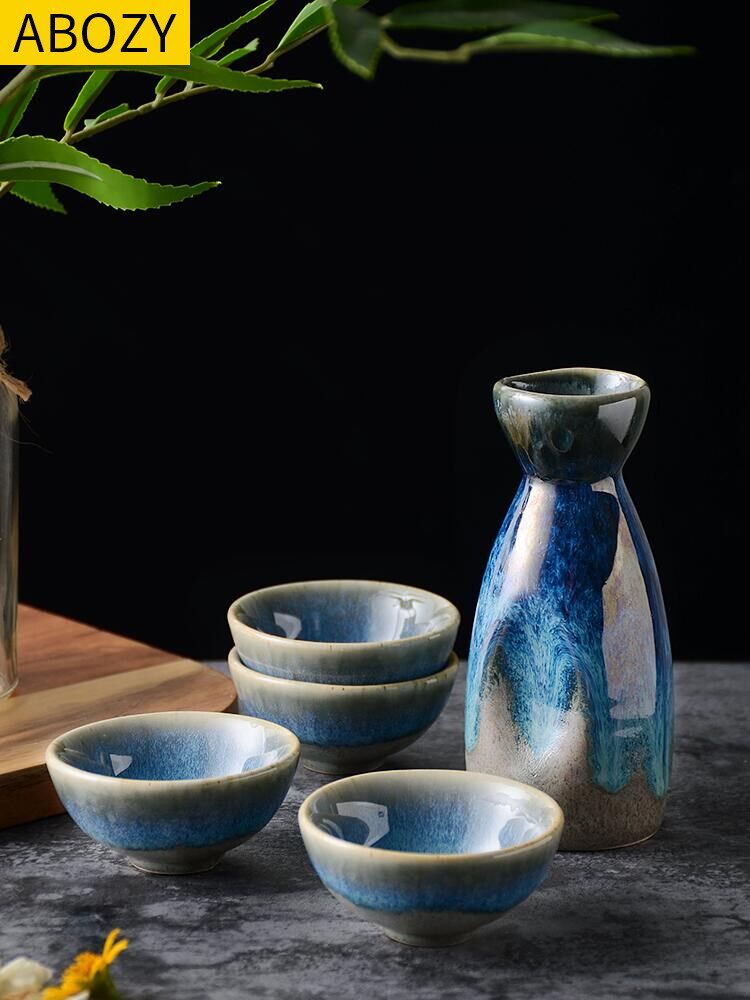 酒杯古风梅子酒具小盏中国国风米酒韩式桃花酿酒杯