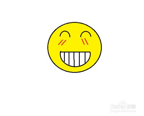 大笑的简笔画 简笔画图片大全-普车都