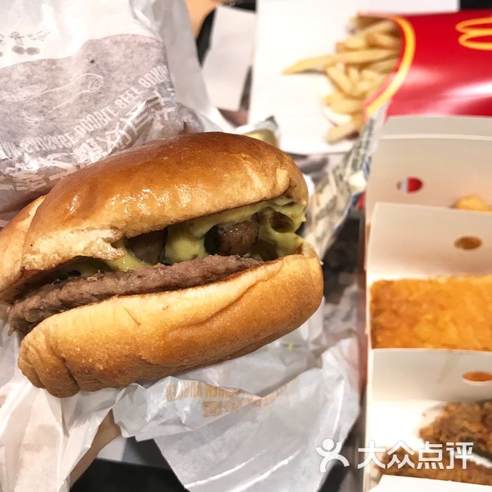麦当劳不素之霸双层牛肉汉堡图片-北京快餐简餐-大众点评网