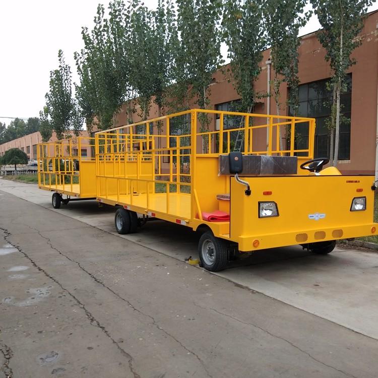 电动平板车搬运车电动平板运输车铁路路桥工程四轮电动搬运车