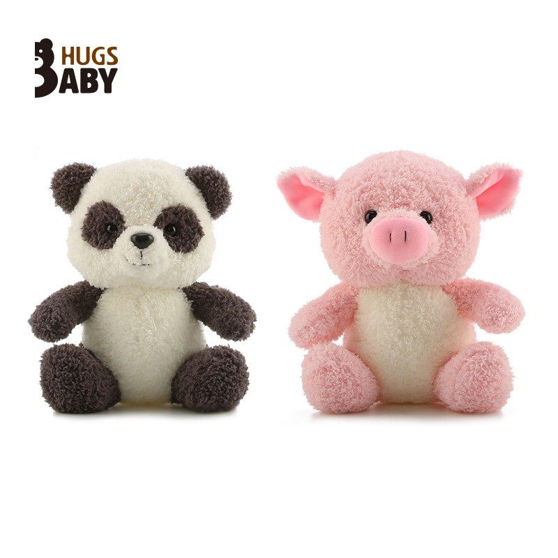 抱抱宝贝贝萌系列毛绒玩具动物造型企鹅熊猫公仔儿童安抚玩偶礼物