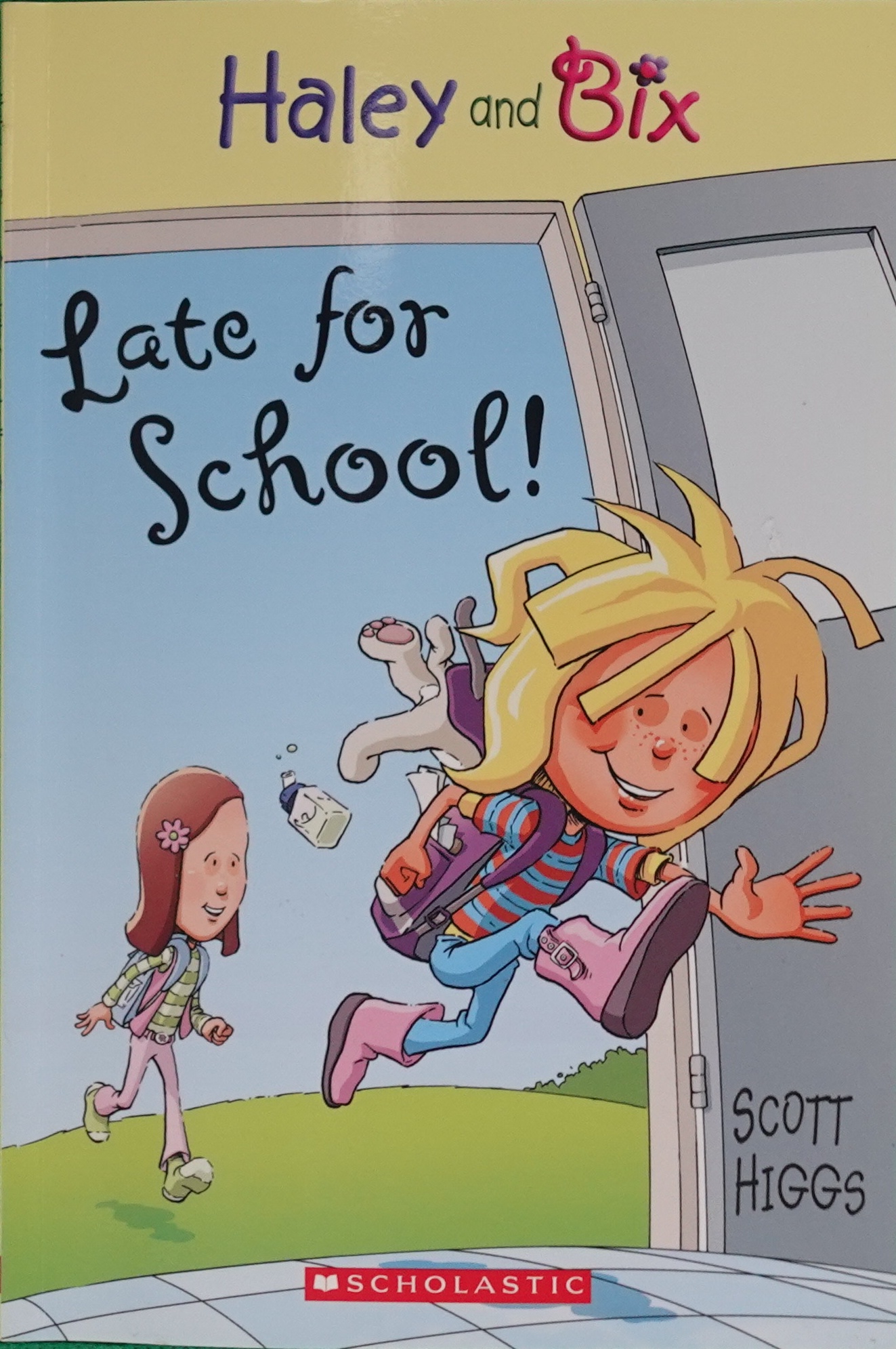 late for school haley and bix