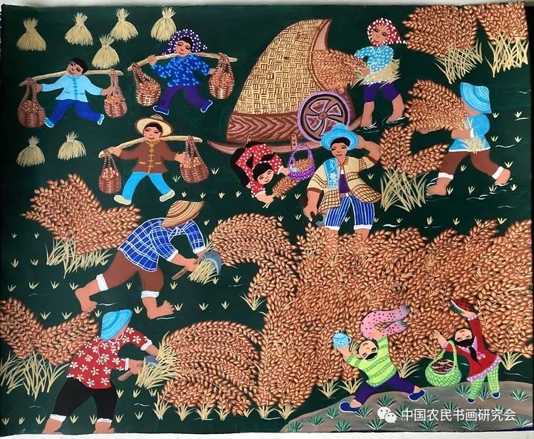 庆丰收 感党恩——2021中国农民丰收节全国农民书画云展(十一)