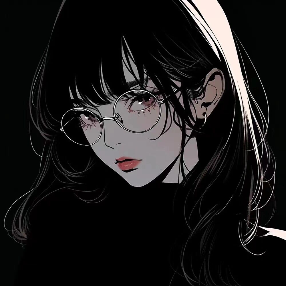 头像分享 | 黑色系动漫女头. 黑色系动漫女头来啦