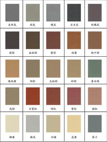 此颜色仅作参考,订货时以实际色板为准