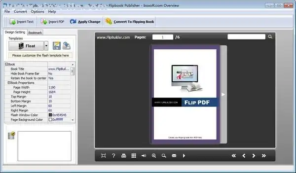 boxoft free flipbook publisher(翻页书制作软件) v1.0官方版