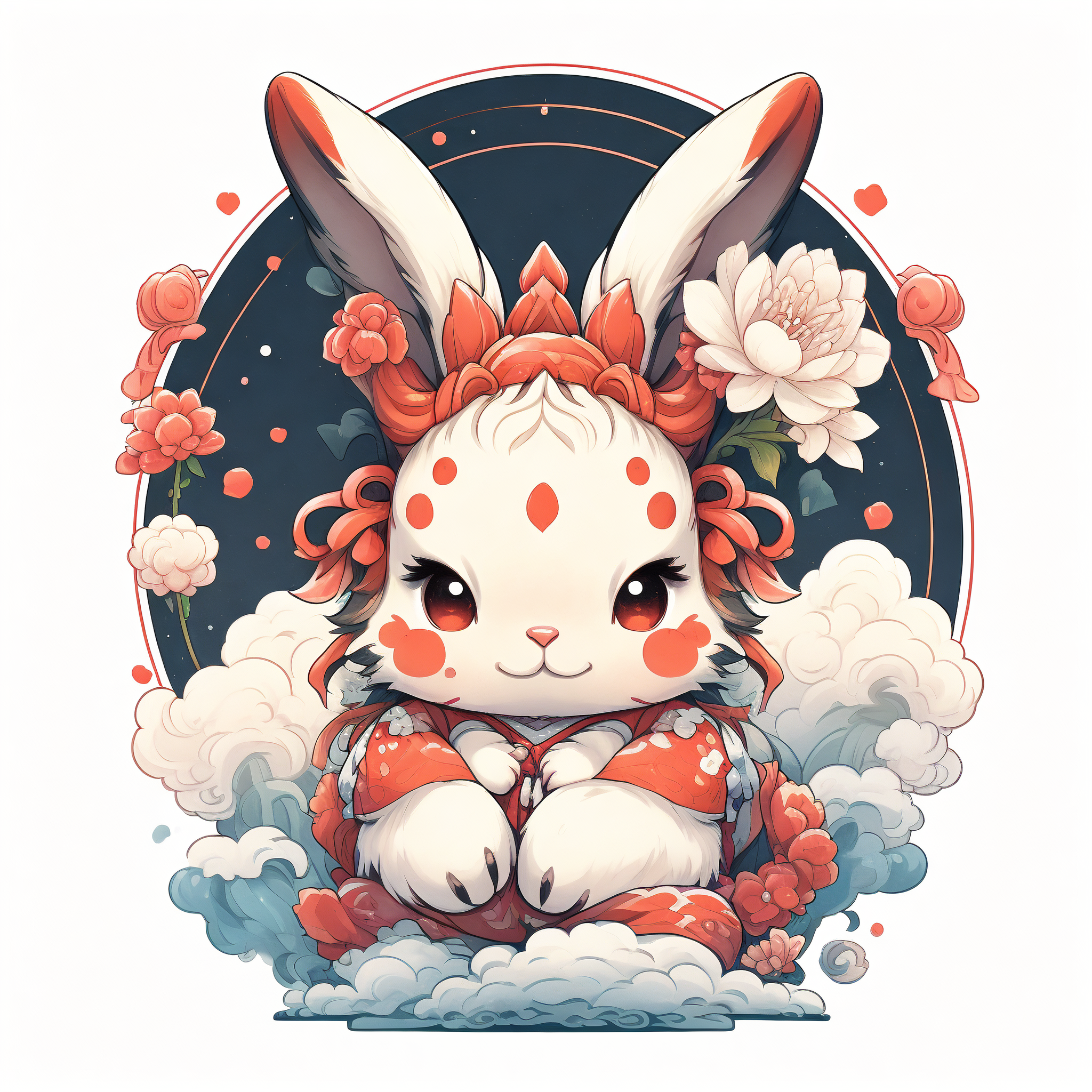 亲们,这款1975属兔的大富大贵微信头像真的太适合我们啦!