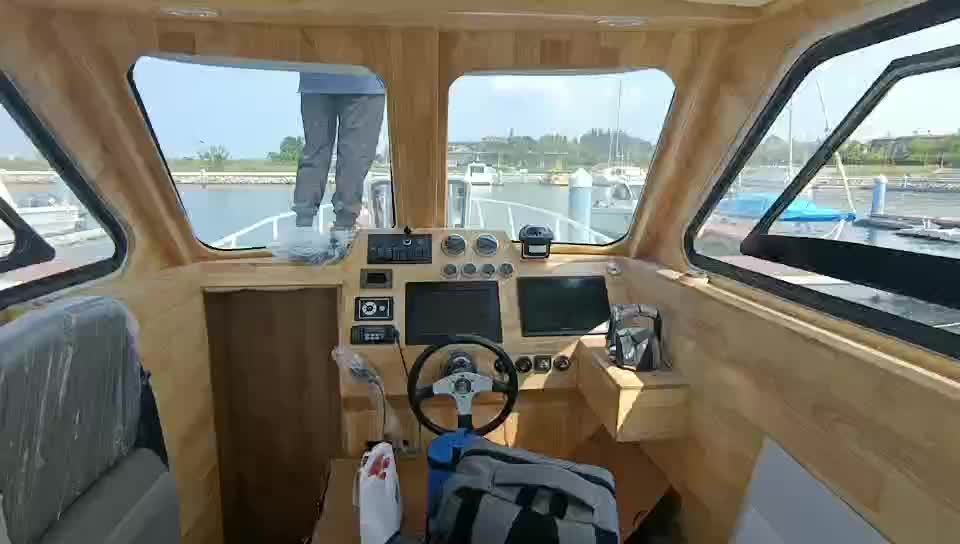 18米铝合金钓鱼艇海钓船小型快艇国产豪华游艇双层专业钓鱼船