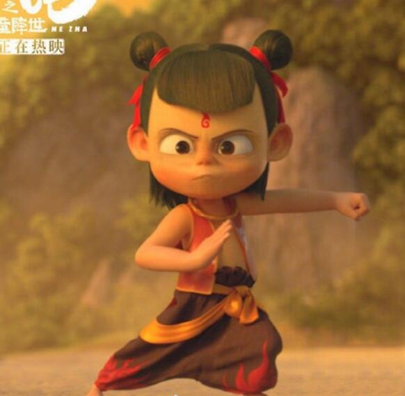 当魔童哪吒没了烟熏妆后,眼睛秒变光头强,这吒儿谁还敢爱?