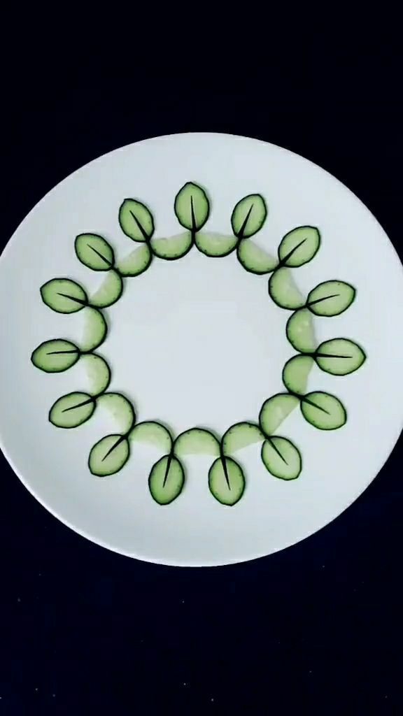 黄瓜做道漂亮摆盘,真是简单又好看