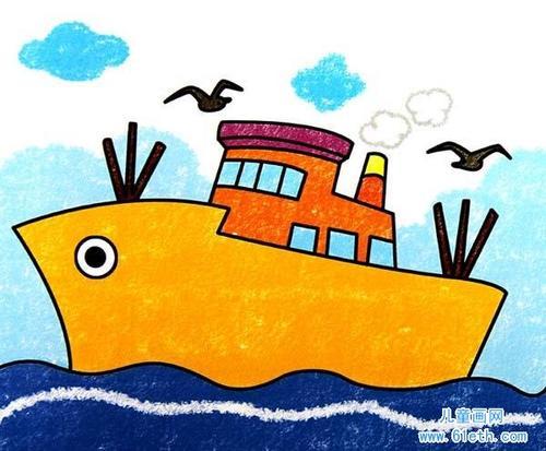 船的简笔画 简单 简笔画首页 儿童画大全 儿童画欣赏  正文 小学生