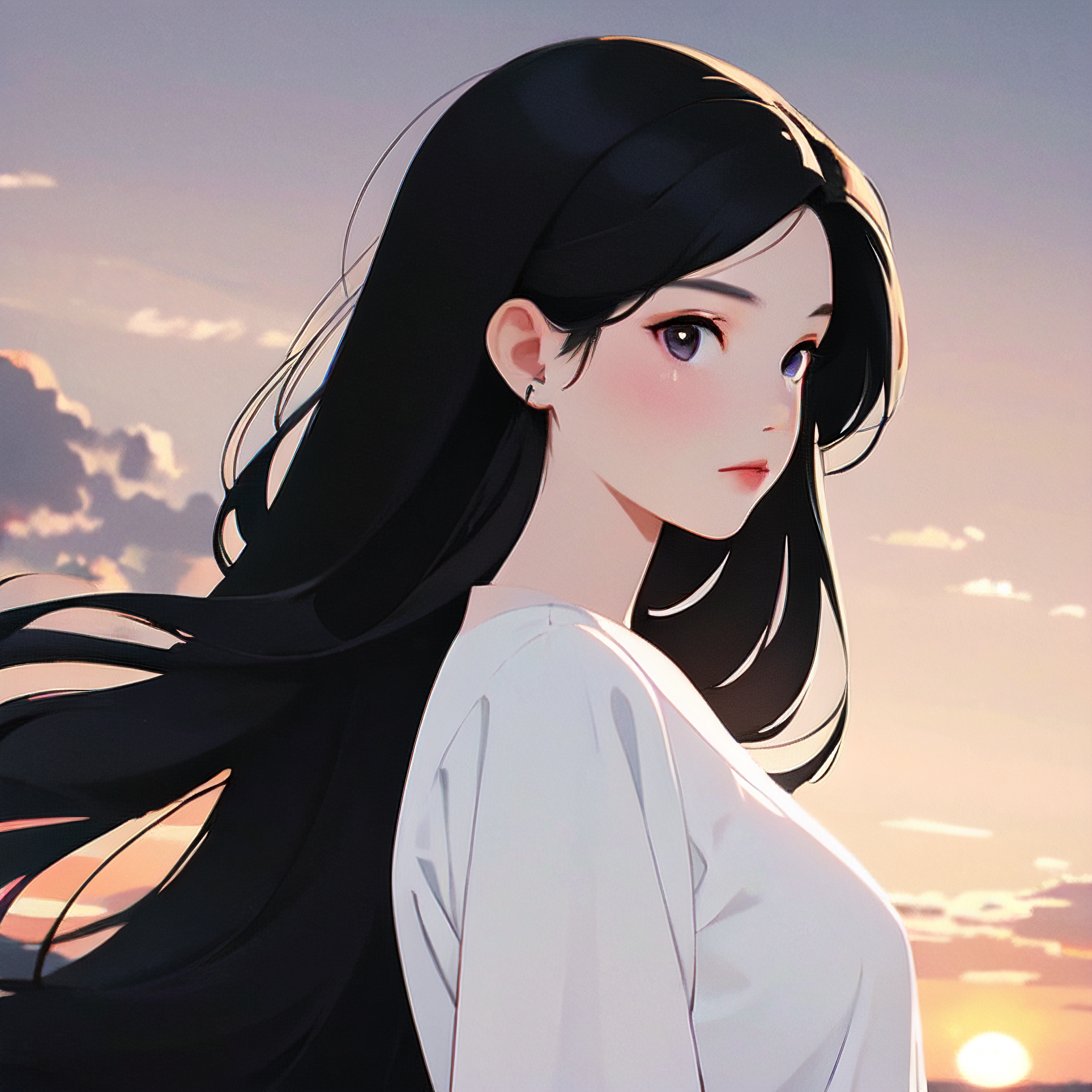 98回眸一笑,女生头像大赏95 哇～这一系列的回眸女生头像,真的是