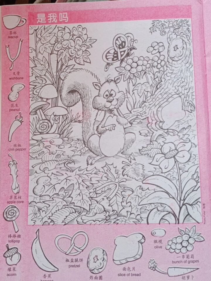 寻找隐藏的图画 答案在下期公布