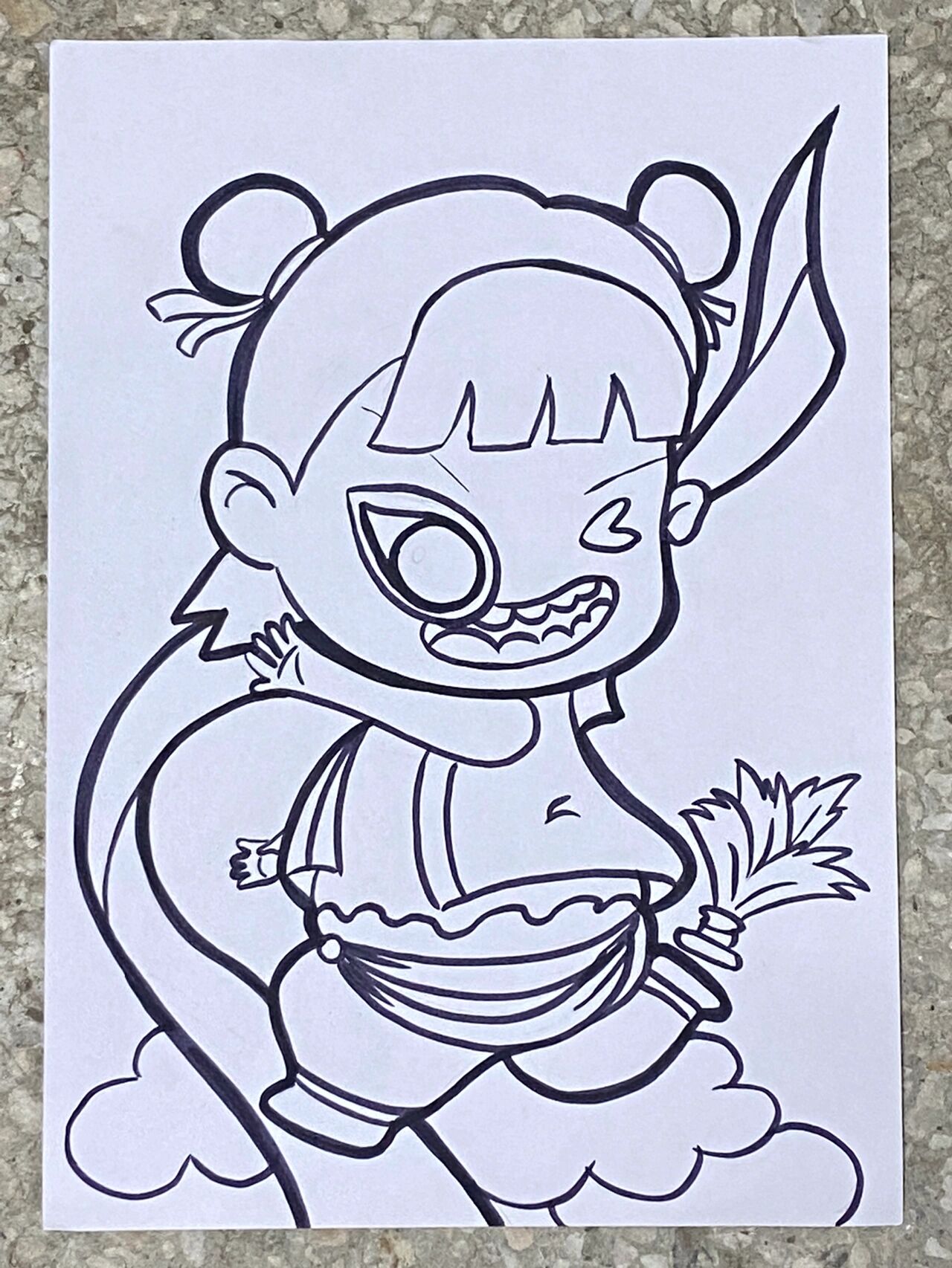 简笔画《哪吒》 你们最喜欢的卡通人物是什么呢?