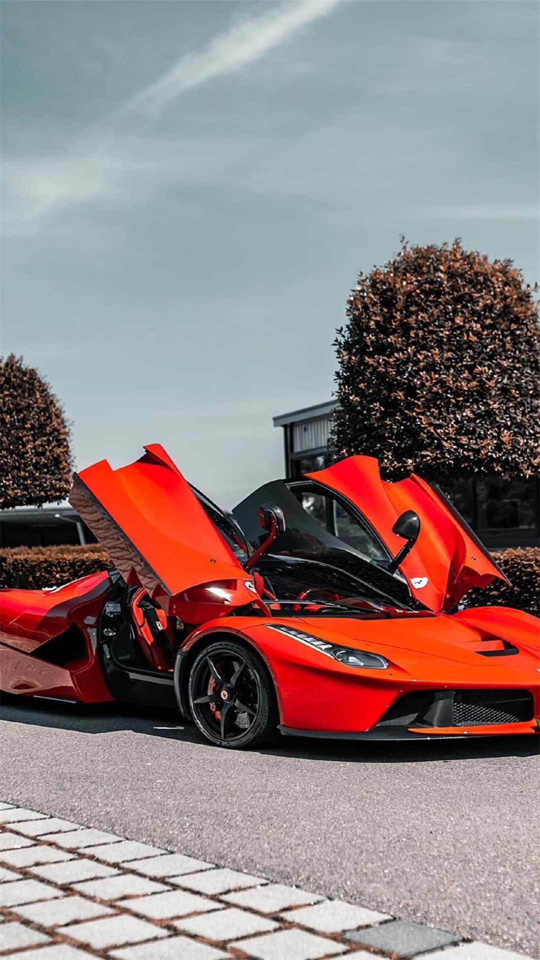 红色法拉利帅气跑车高清手机壁纸_汽车_手机壁纸下载_美桌网