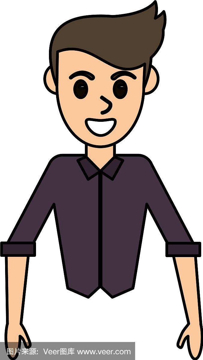 卡通男人男性形象设计