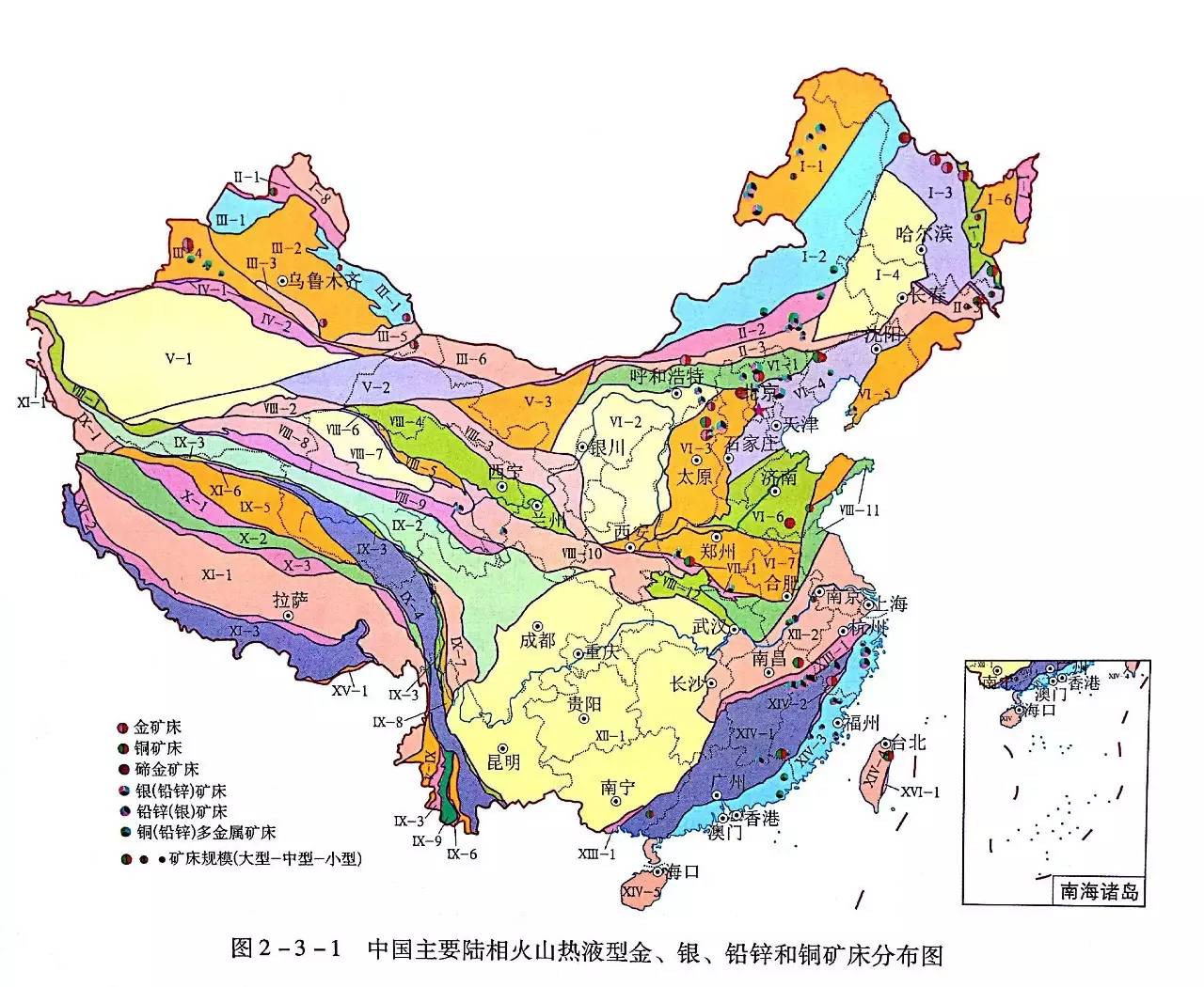 我国地勘泰斗毕生集大成之作:19类矿床全国分布图,33种找矿预测模型图
